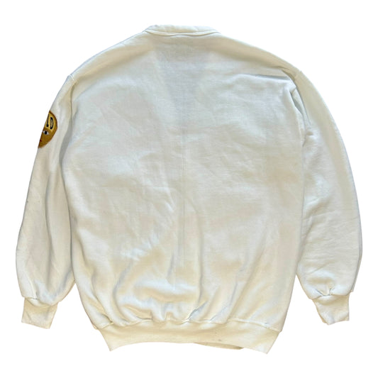 Plastered Faces White Sweater 1/1 - Size L