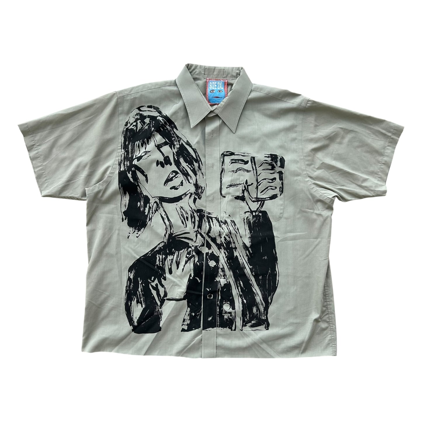 Sacred Book 1/1 Button up (Dusk Gray Size 2XL)