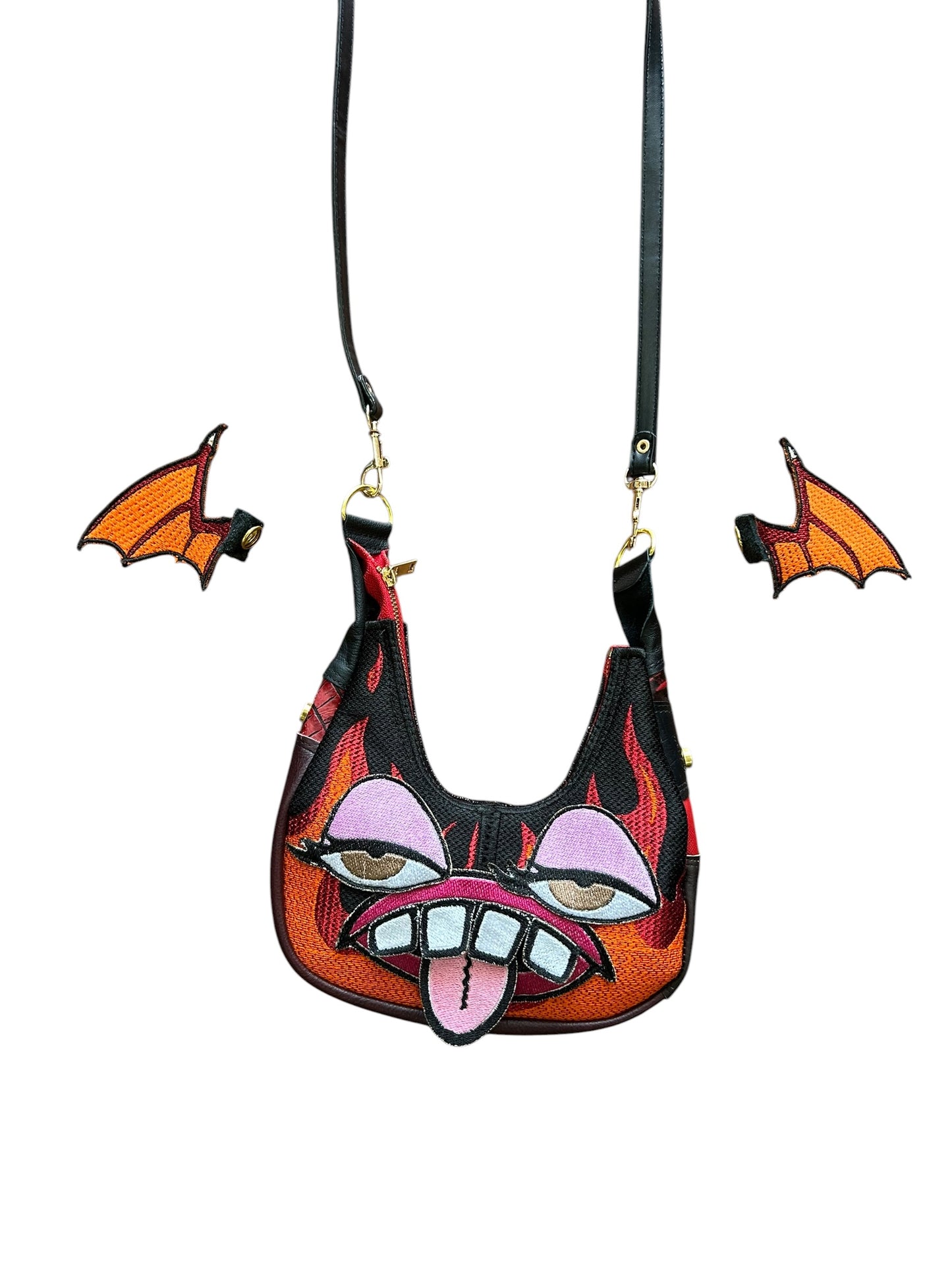 Flaming Monster Purse 1/1