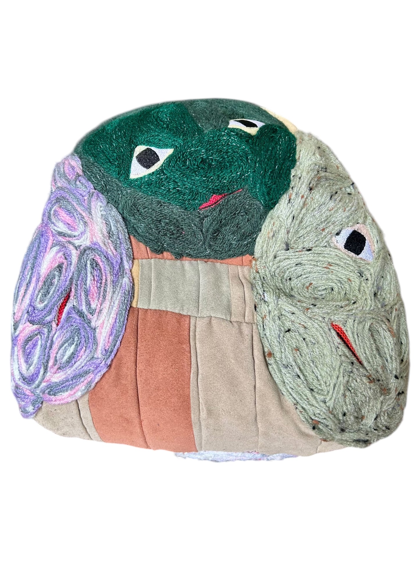 Plastered Faces Backpack Soft Toned 1/1