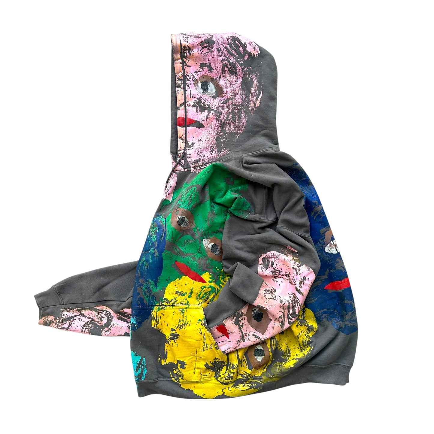 Plastered Faces 1/1 Hoodie (Size XXL)