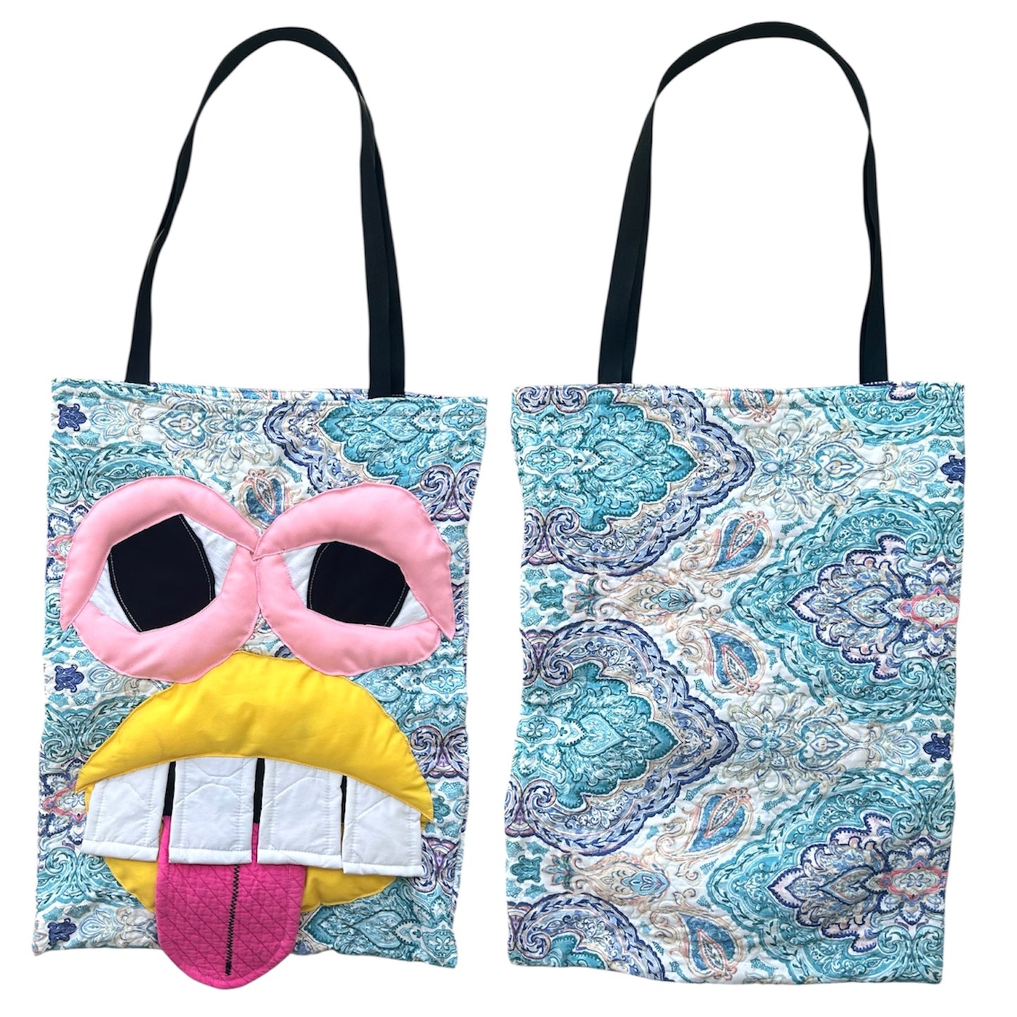 Blue Paisley Monster Bag 1/1 (24.5in x 18.5in)