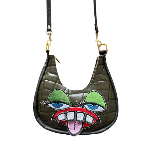 Green Eyeshadow Attitude Crossbody Monster Purse 1/1