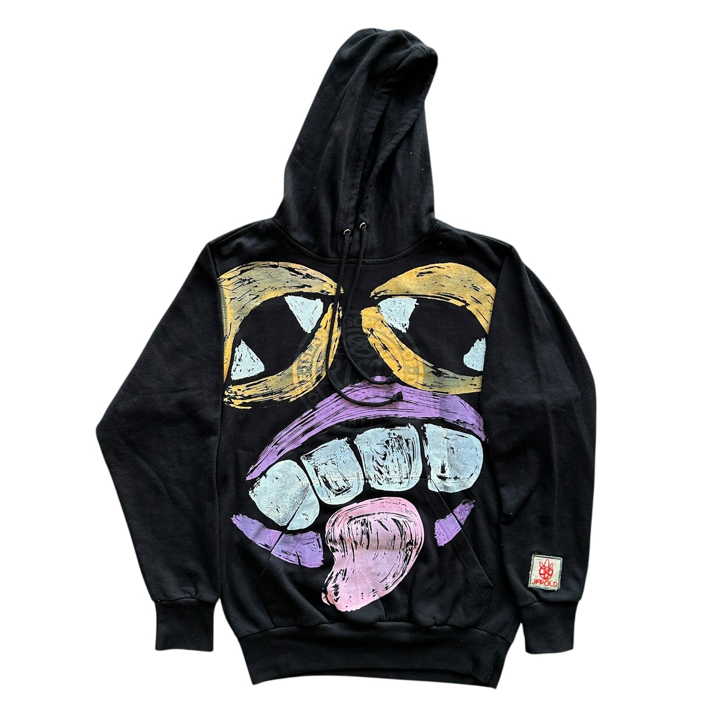 Monster Face 1/1 Black Hoodie (Size S)