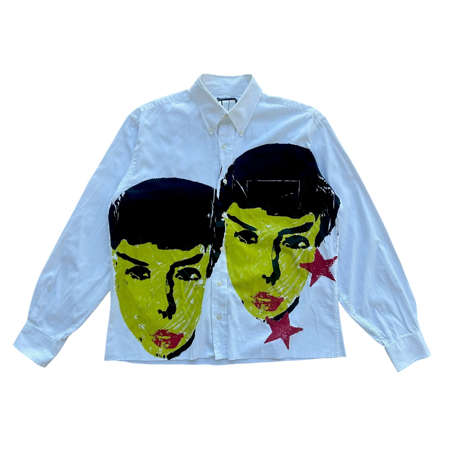 1/1 Womanly Beauty Button Up Cropped (Size M)