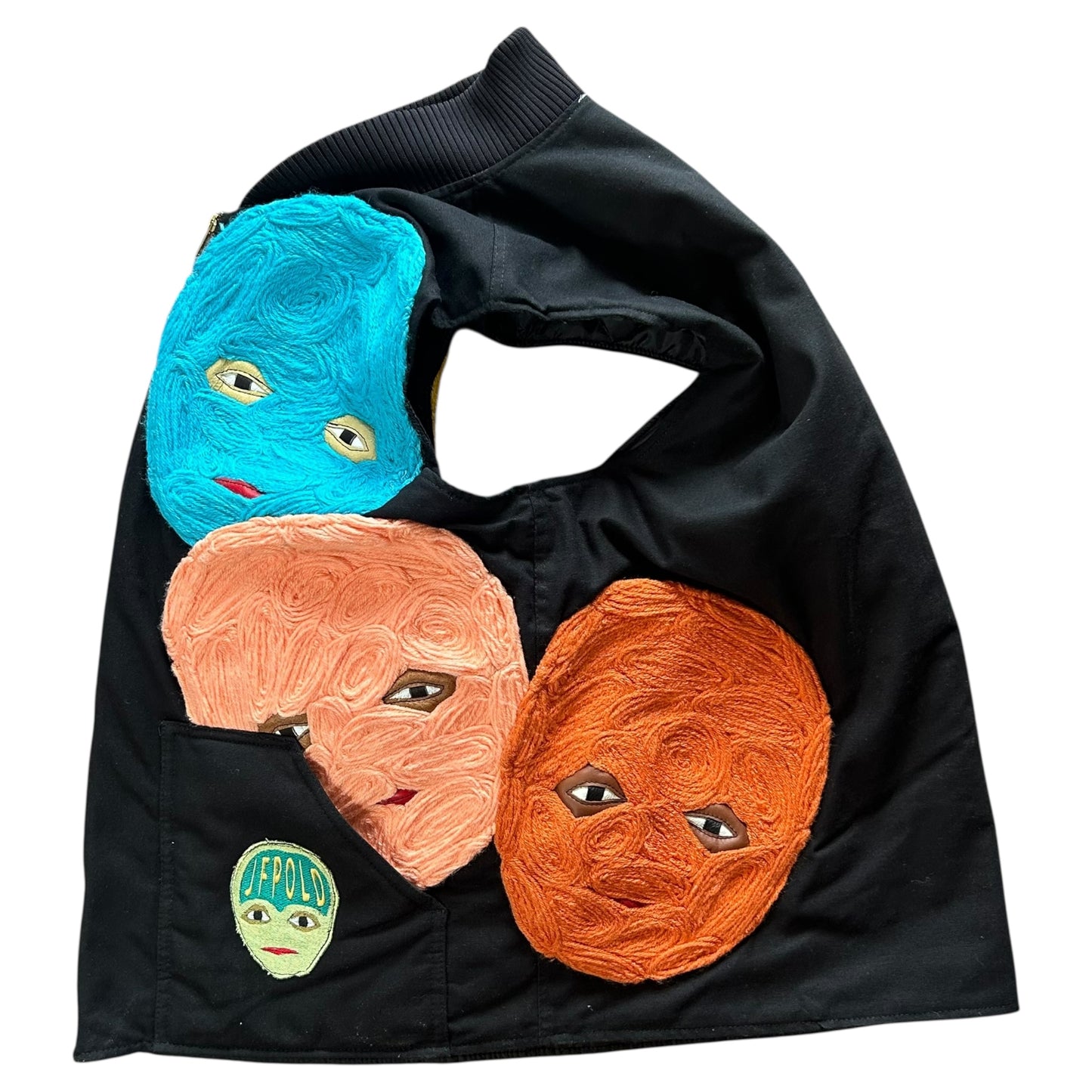 Plastered Faces Black Vest 1/1 - Size L