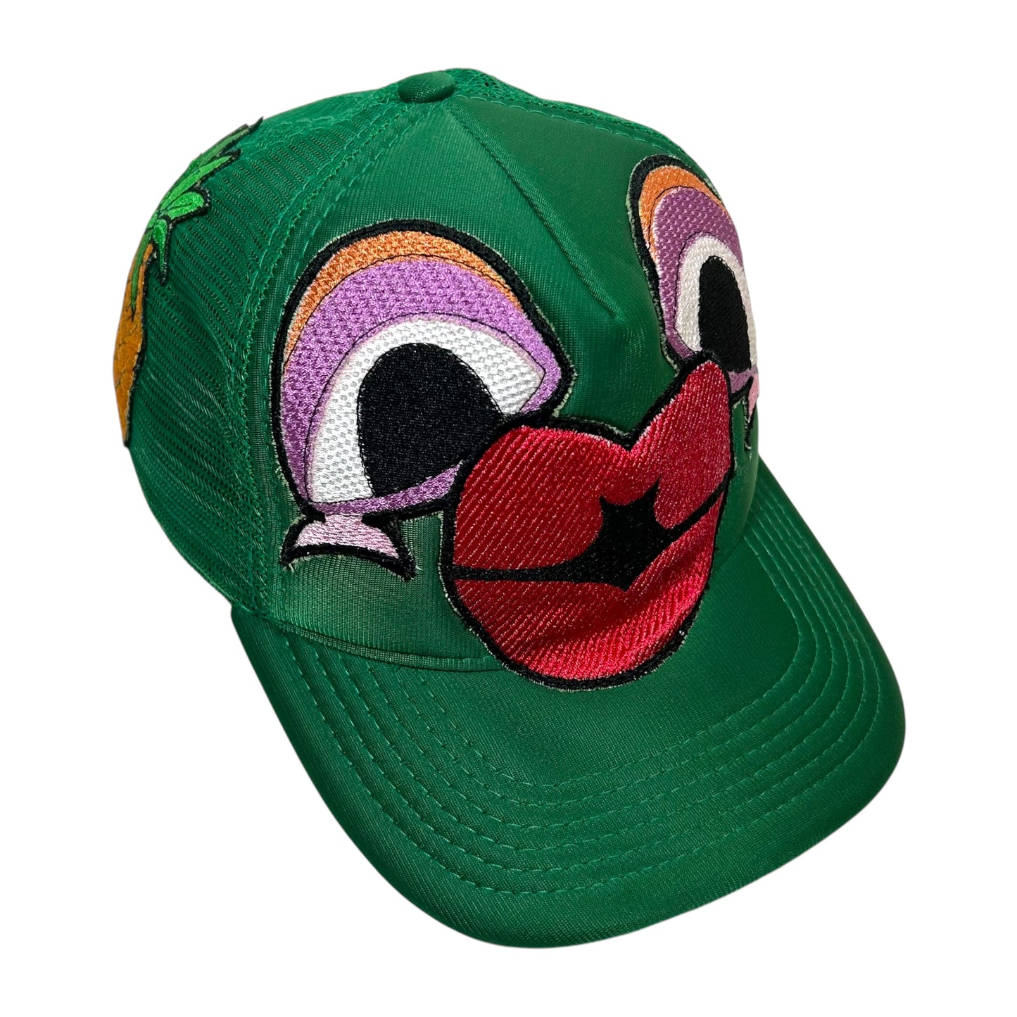 Green Monster Kiss Trucker Hat