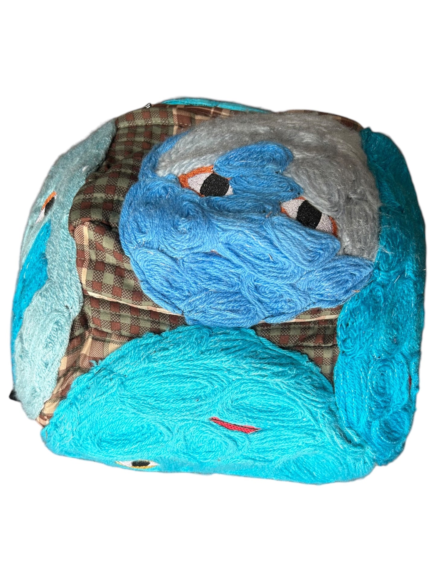 Plastered Faces Backpack Blue 1/1