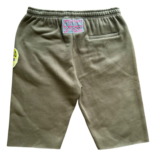 Plastered Faces Shorts Brown 1/1- Size XL