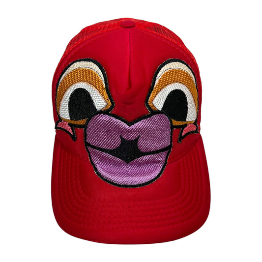 Red Monster Kiss Trucker Hat