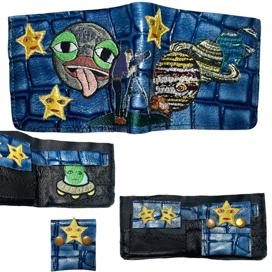 Galaxy Through a Telescope 1/1 Wallet