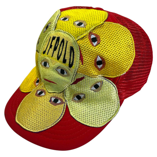 Plastered Faces Red Trucker Hat 1/1