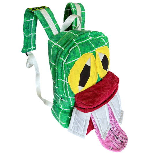 Monster backpack Green Plaid 1/1