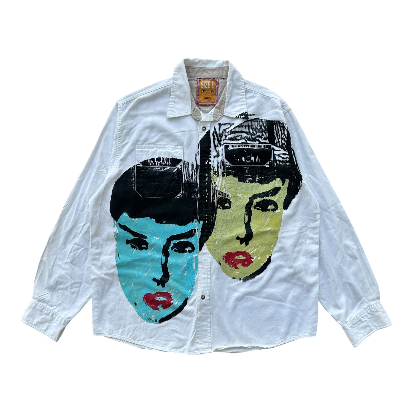 Womanly Beauty 1/1 Button Up (White Size L)