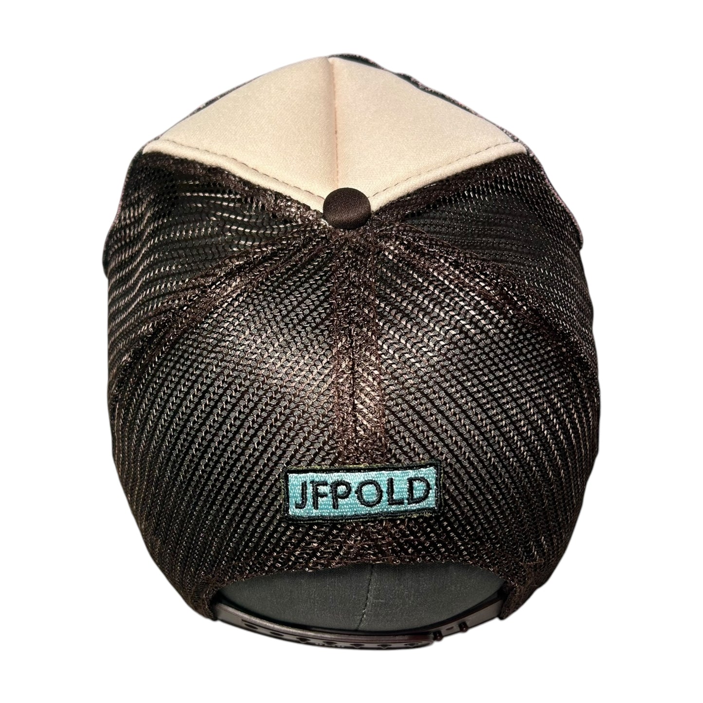 Womanly Beauty Trucker Hat Brown/ Blue 1/1