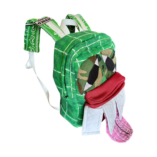 Monster backpack Plaid Army 1/1