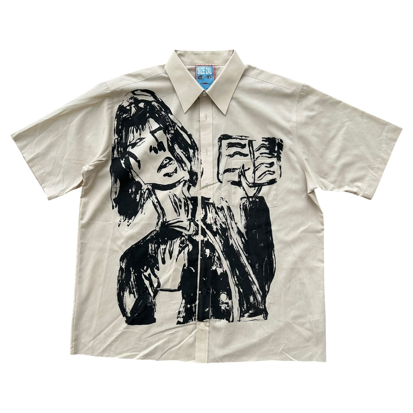 Sacred Book 1/1 Button up (Beige Size 2XL)