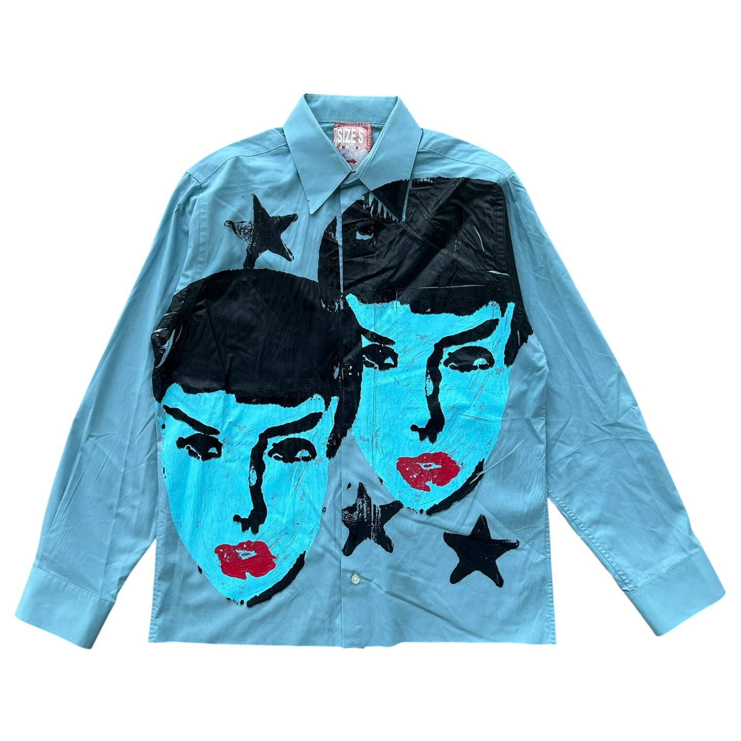 Womanly Beauty 1/1 Button Up (Blue Size S)