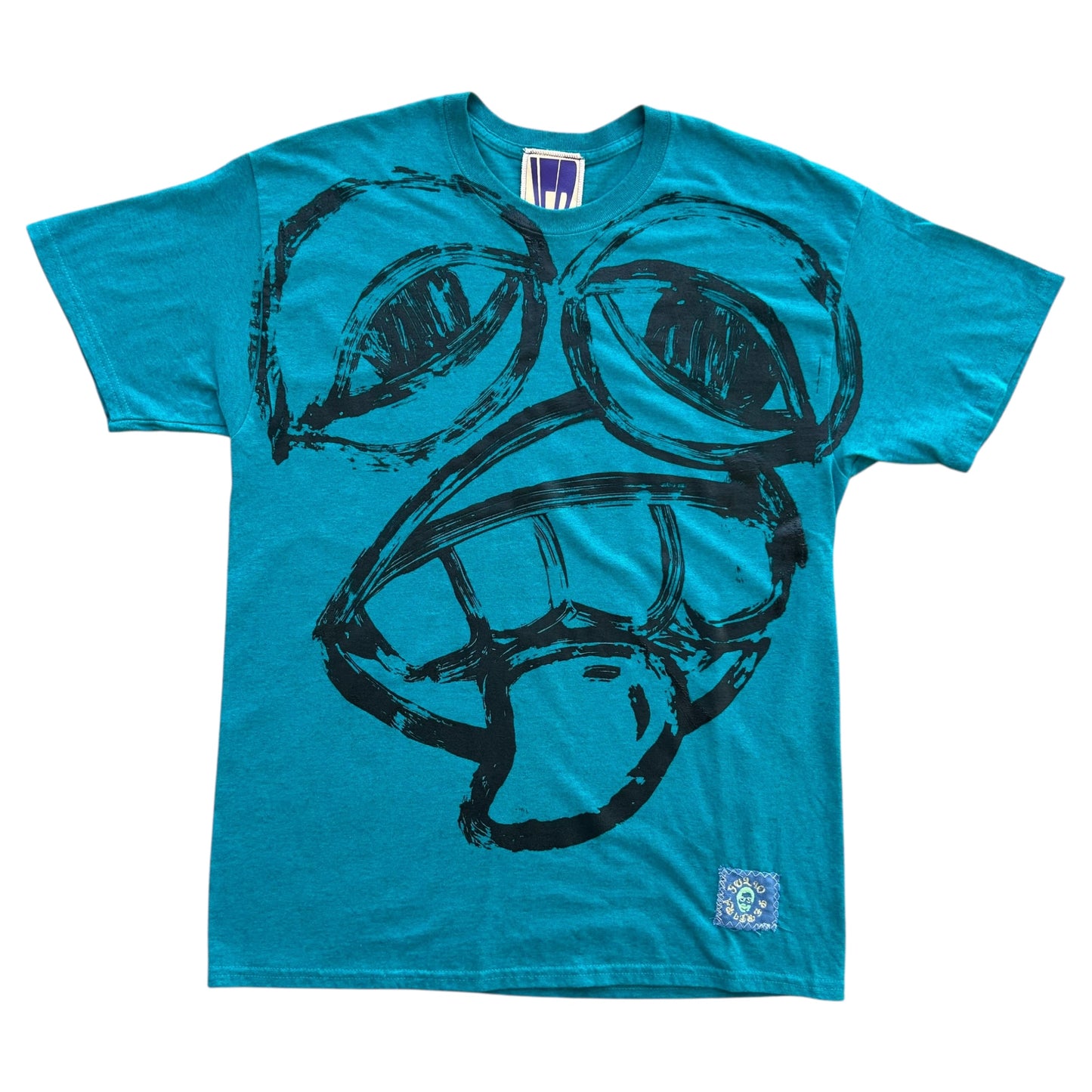 Monster Face 1/1 Aqua T-shirt (Size L)
