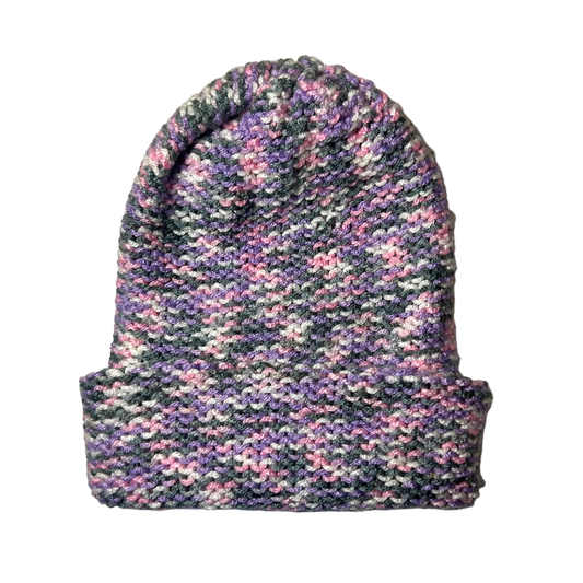 Monster Face Purple Beanie 1/1