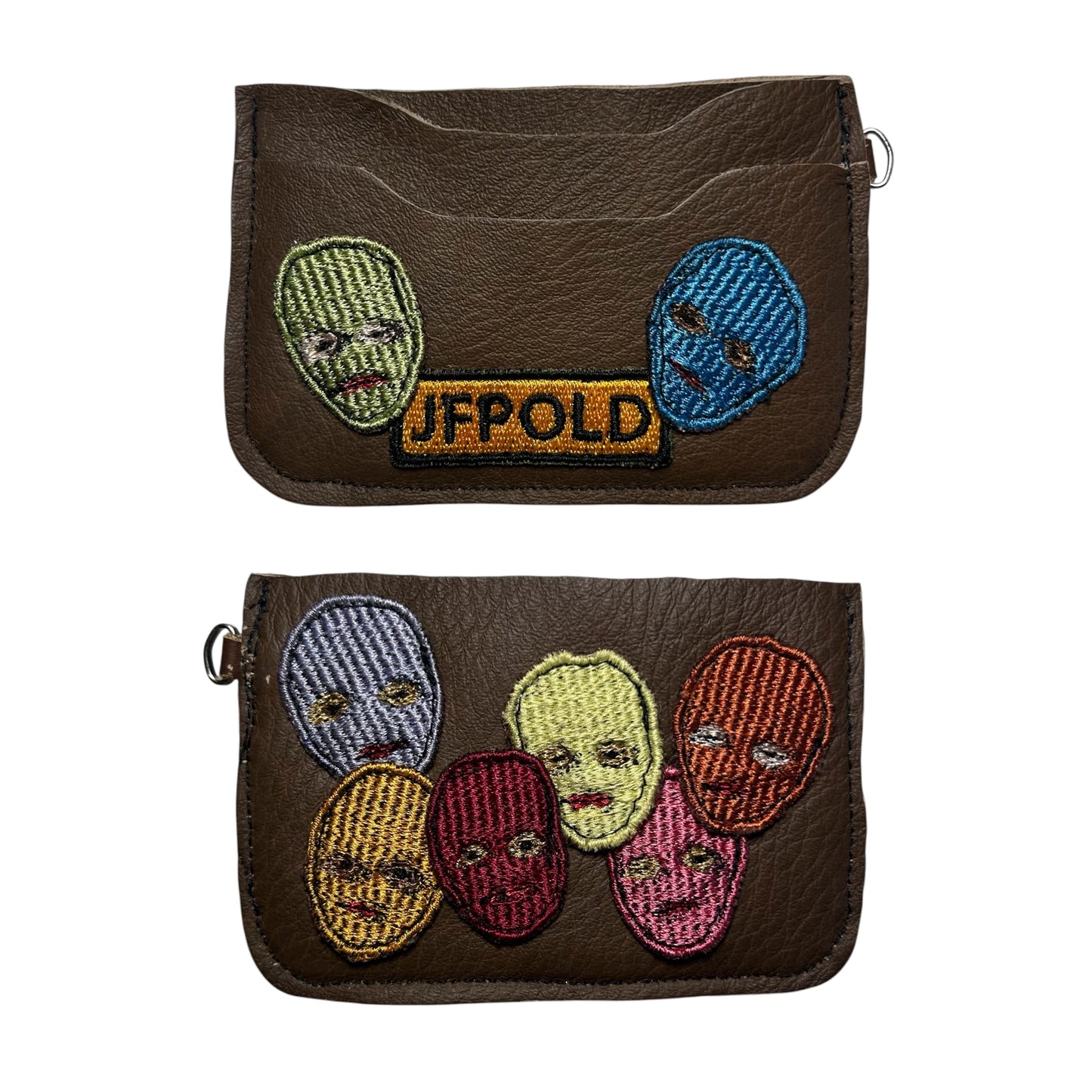 Plastered Faces Cardholders (1-4)