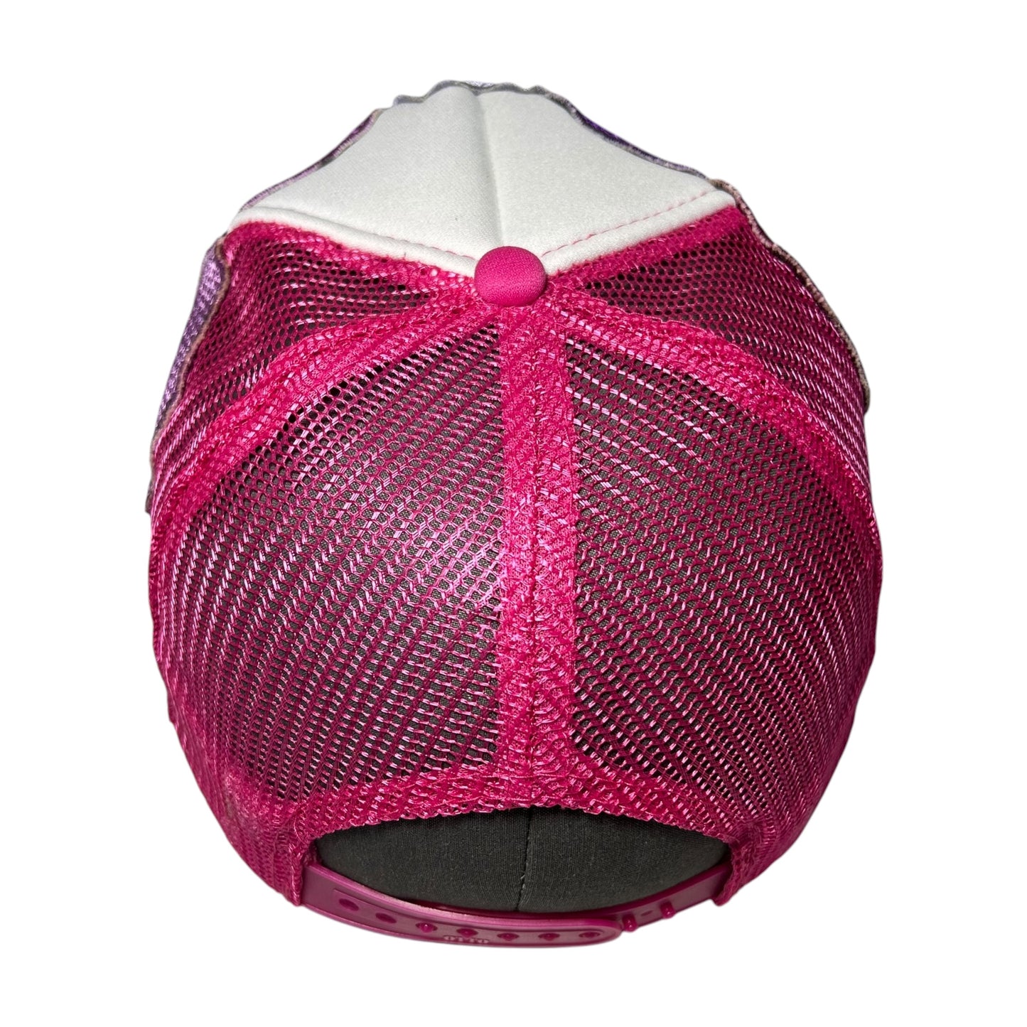 Plastered Faces Pink/ Purple Trucker Hat 1/1