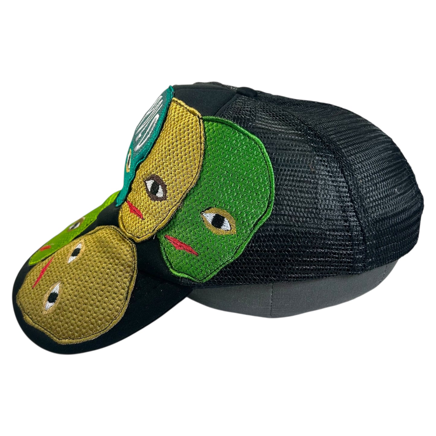 Plastered Faces Black Trucker Hat 1/1