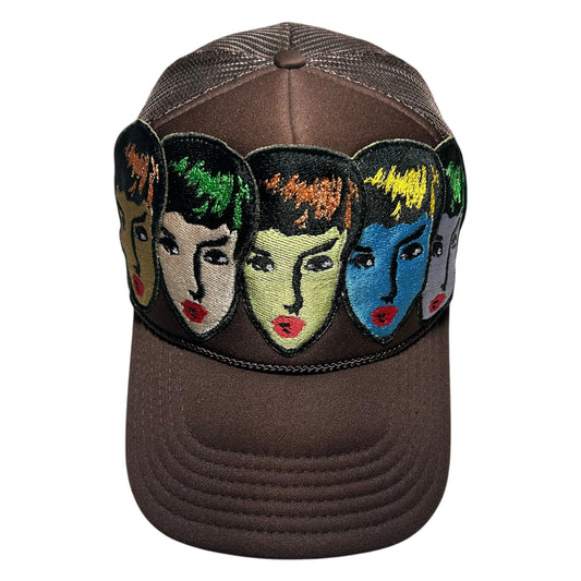 Womanly Beauty Trucker Hat Brown 1/1