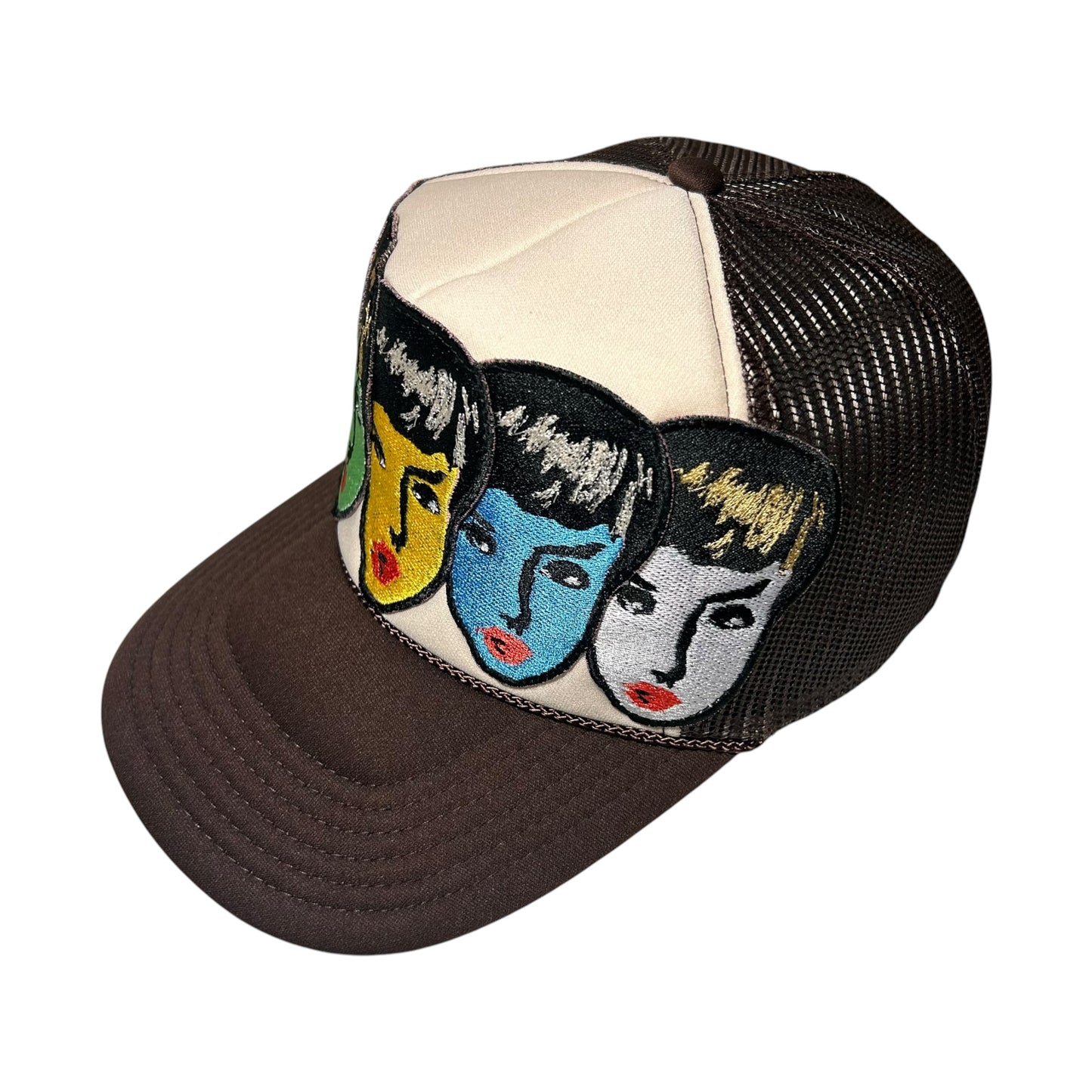 Womanly Beauty Trucker Hat Brown 1/1