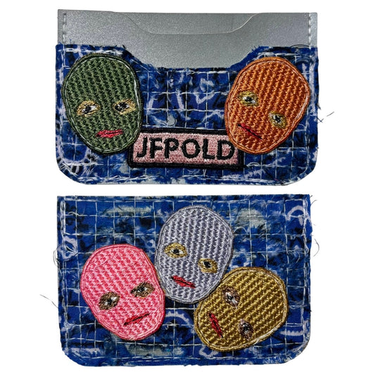 Plastered Faces 1/1 Blue 3MM Cardholder