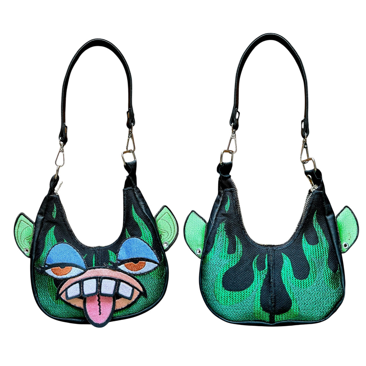 Flaming Green Goblin Purse 1/1