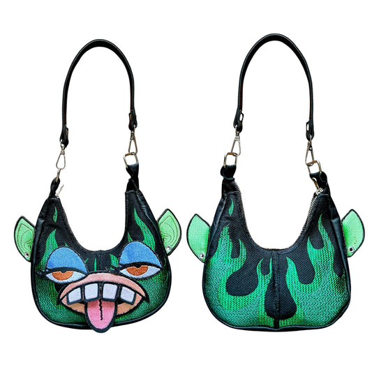 Flaming Green Goblin Purse 1/1