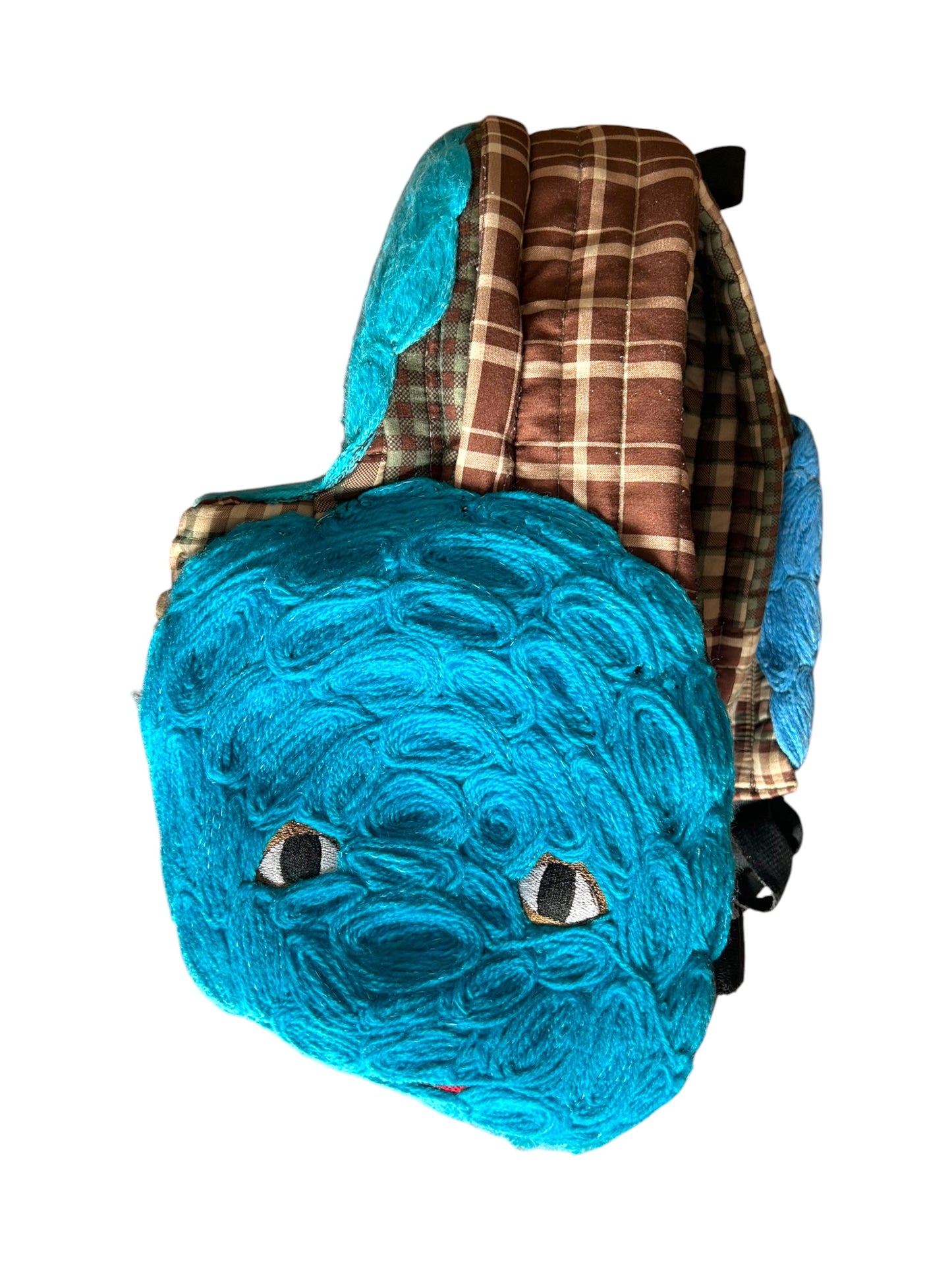 Plastered Faces Backpack Blue 1/1
