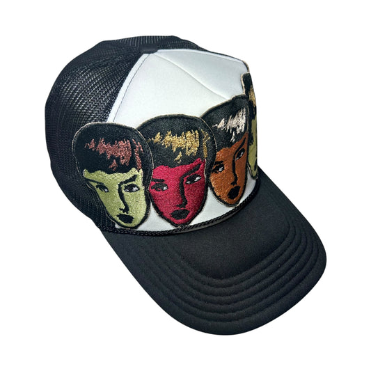 Womanly Beauty Trucker Hat Black/ Autumn 1/1