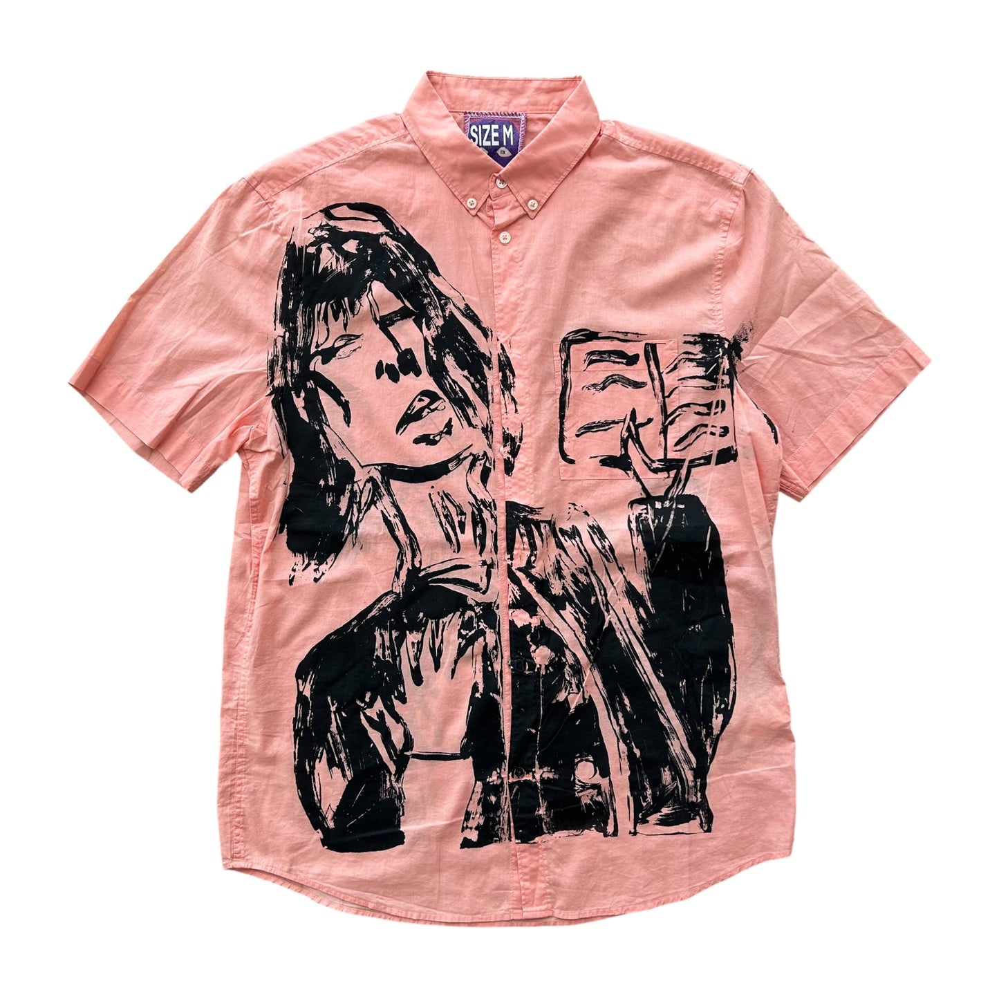 Sacred Book 1/1 Button up (Salmon Size M)