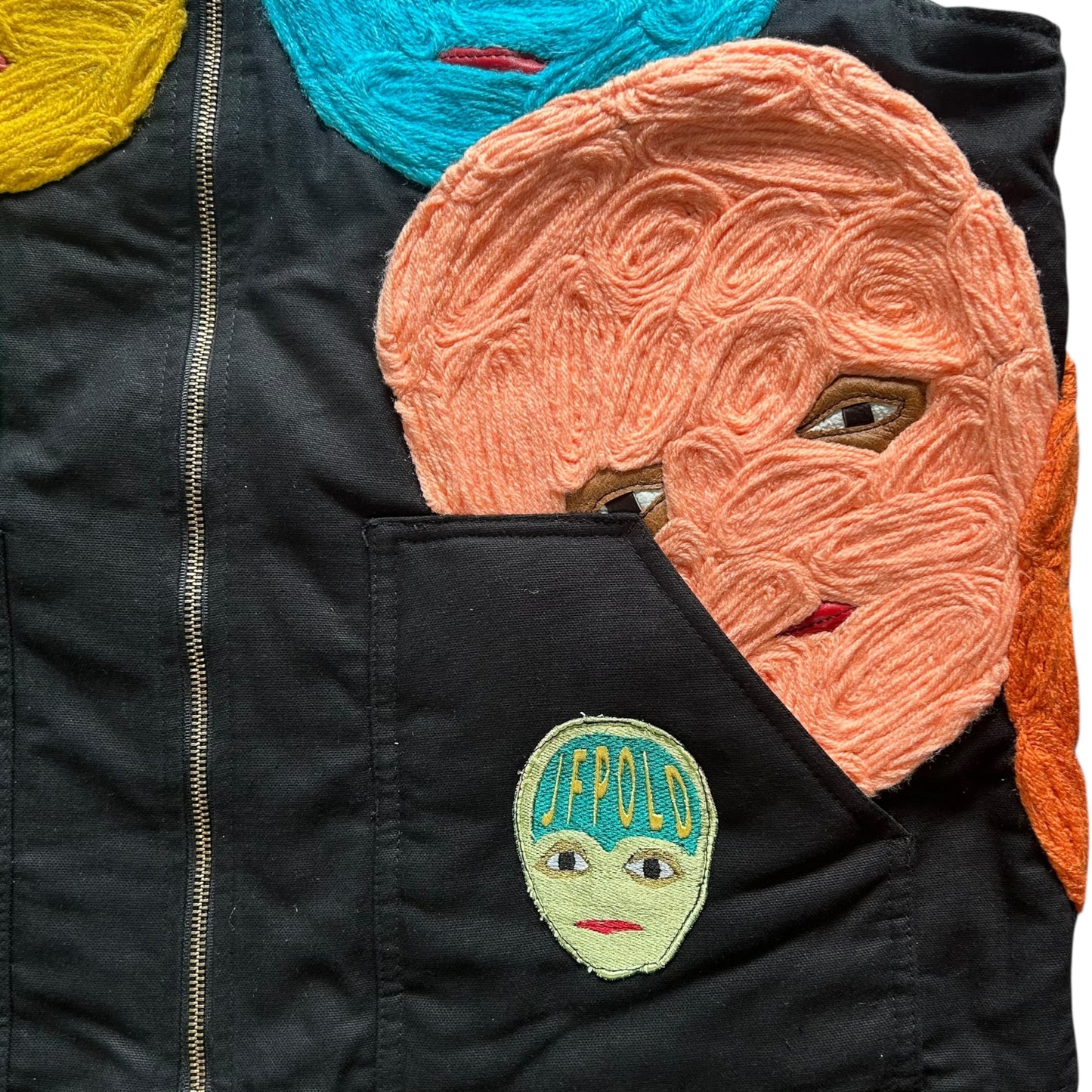 Plastered Faces Black Vest 1/1 - Size L