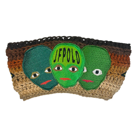 Plastered Faces Handmade Knitted Headband (Earth Tone) 1/1