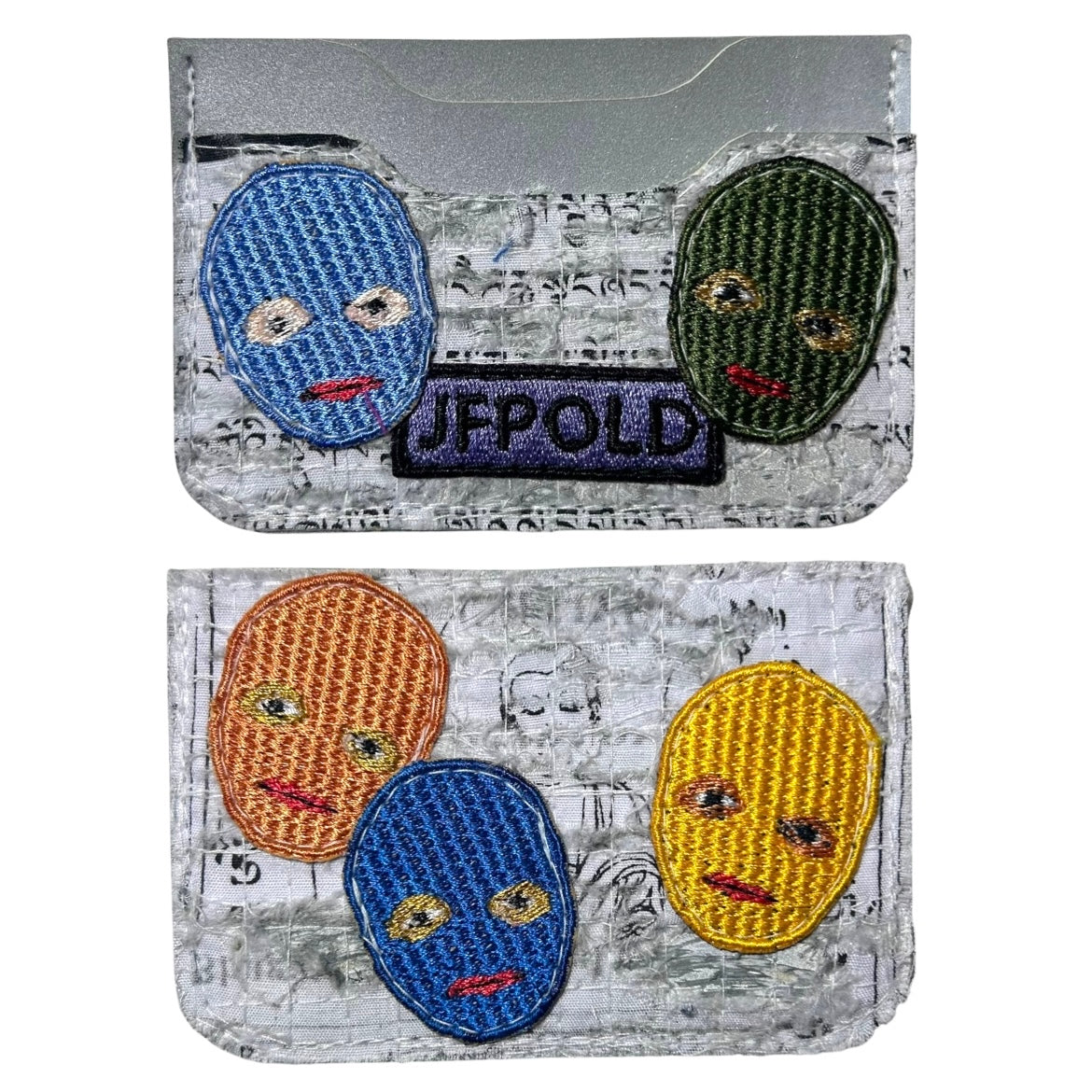 Plastered Faces 1/1 White 3MM Cardholder