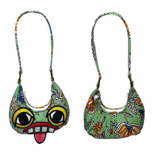 Monster Face 1/1 Small Handbag