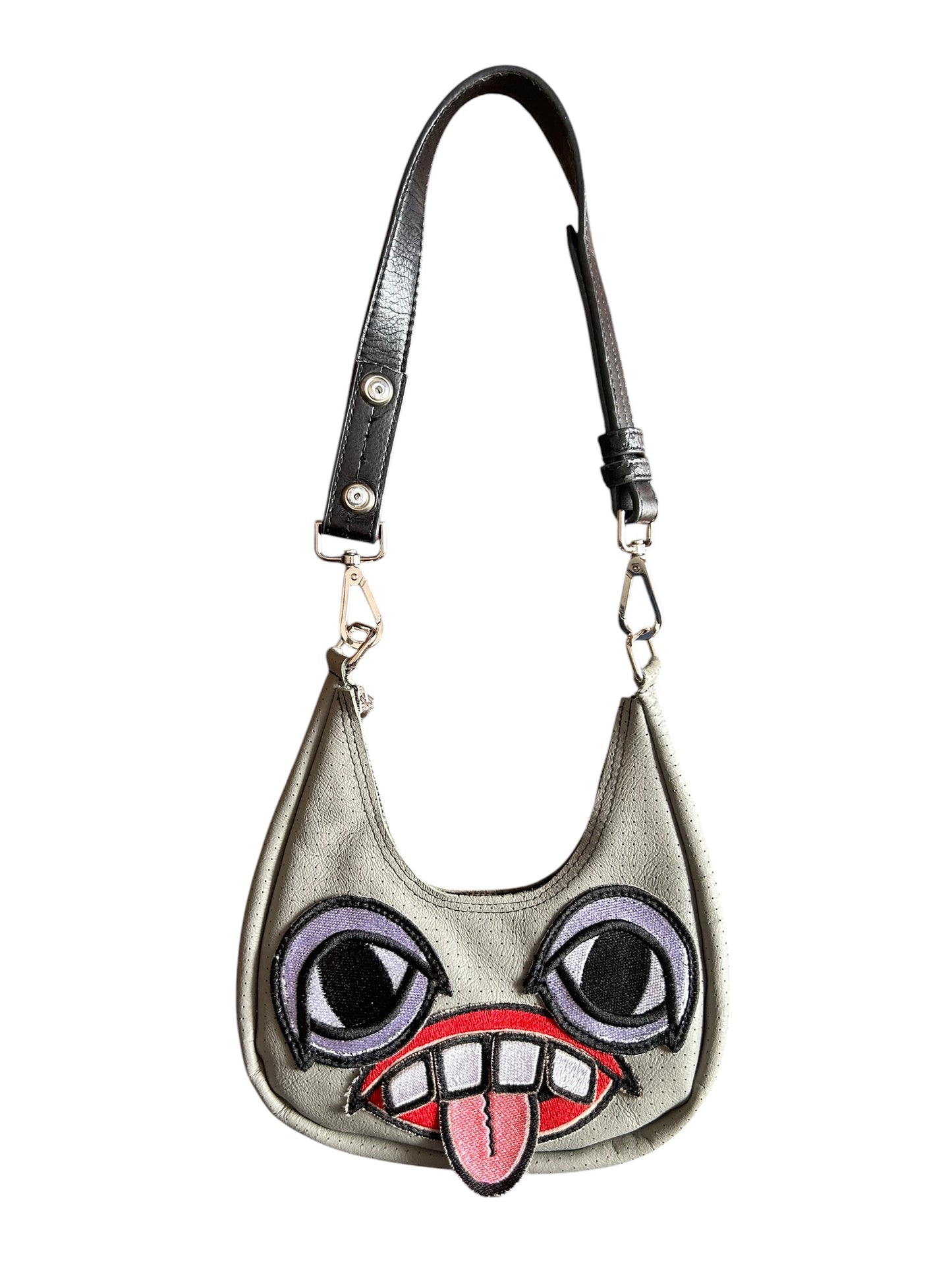 Gray Crossbody Monster Purse 1/1