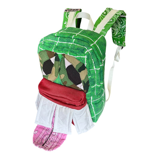 Monster backpack Plaid Army 1/1