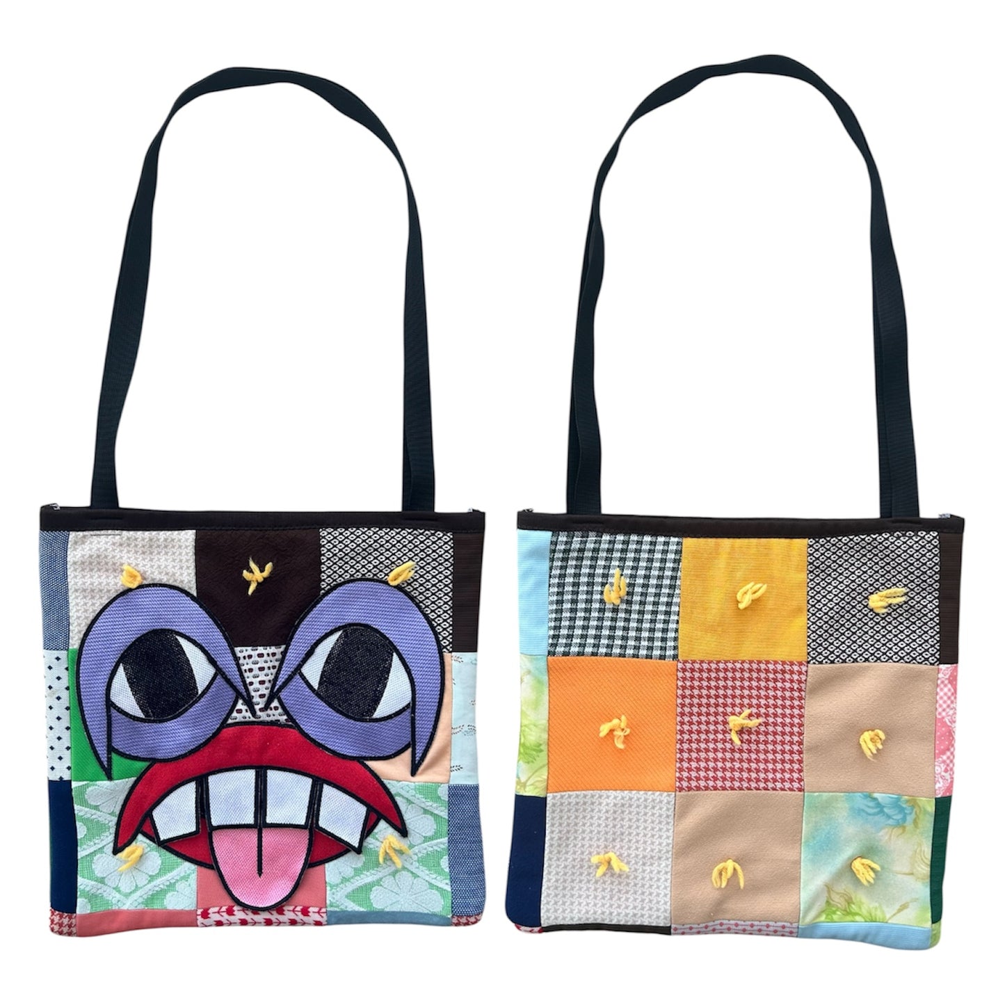 Patch Quilt Monster Bag 1/1 (14.5in x 15in)