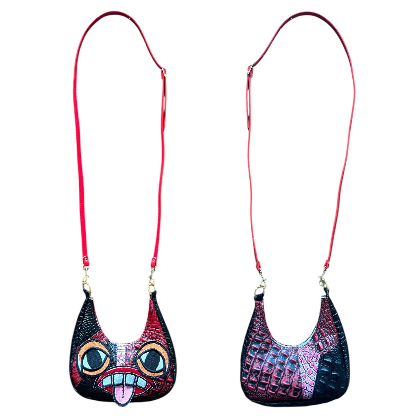 Emo Crocodile Crossbody Monster Purse 1/1