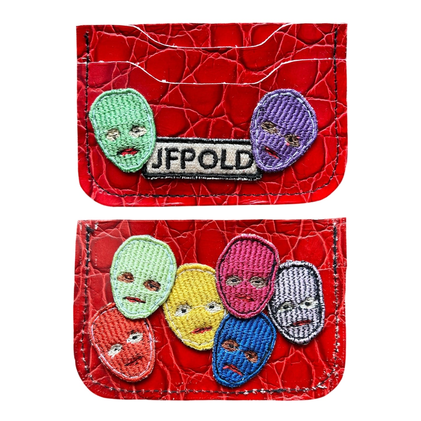 Plastered Faces Cardholders (1-12)