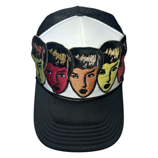 Womanly Beauty Trucker Hat Black/ Autumn 1/1