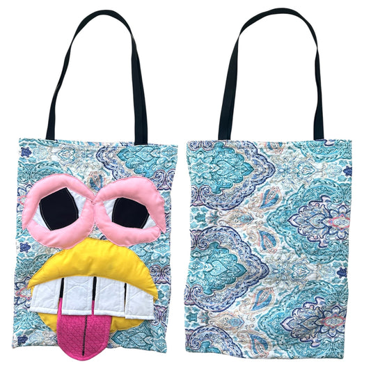 Blue Paisley Monster Bag 1/1 (24.5in x 18.5in)