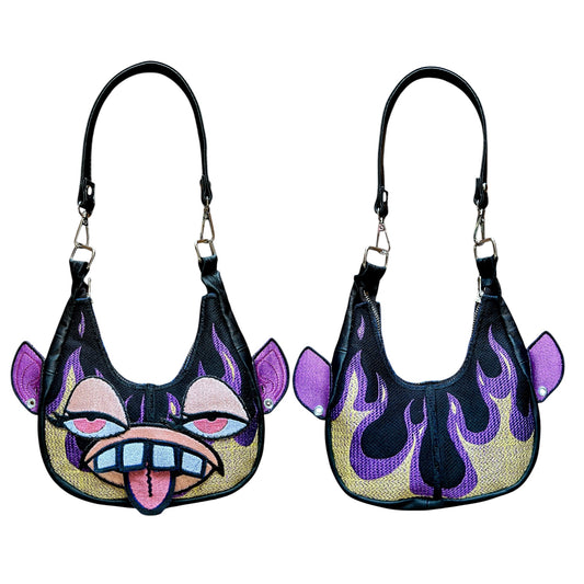 Flaming Purple Goblin Purse 1/1