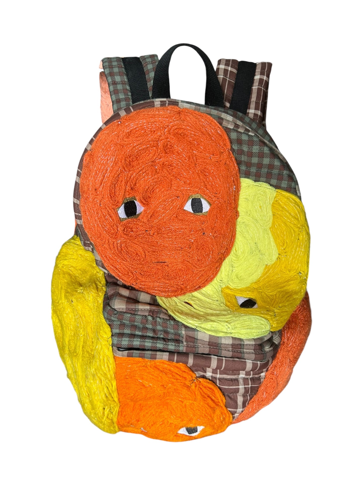 Plastered Faces Backpack Lava 1/1