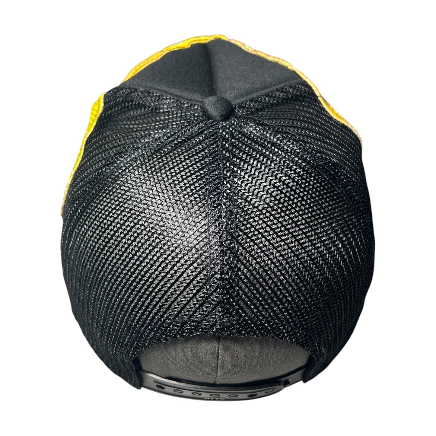 Plastered Faces Black/ Yellow Trucker Hat 1/1