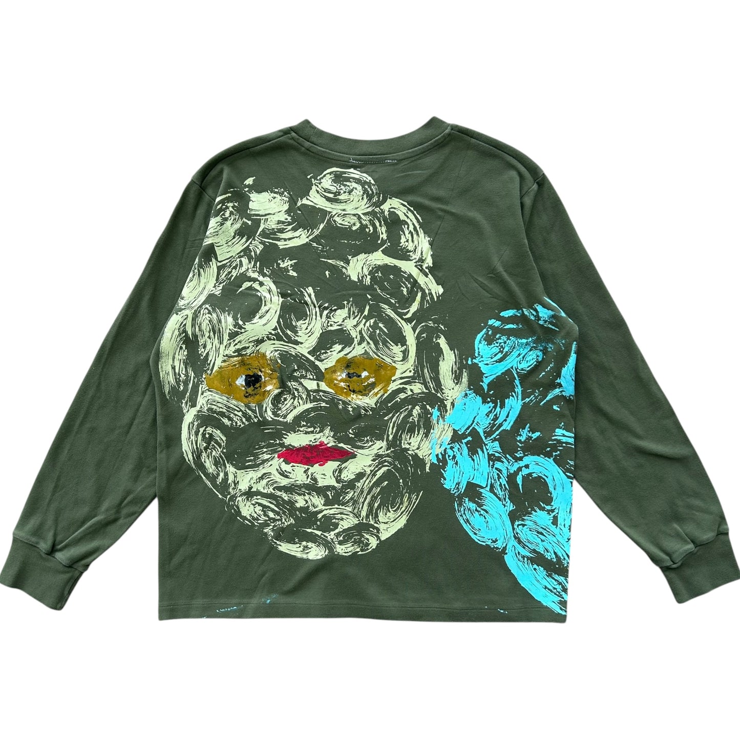 Plastered Faces 1/1 Long Sleeve (Green Size M)